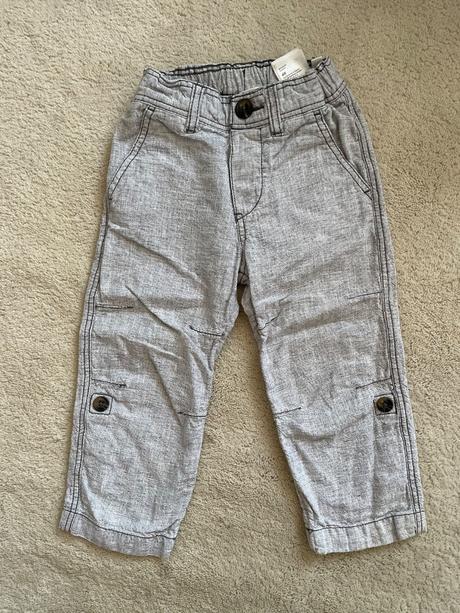 Letné nohavice nenosené, h&m,92