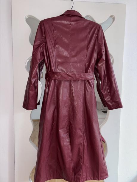 Koženkovy kabát shein s/m, m / s