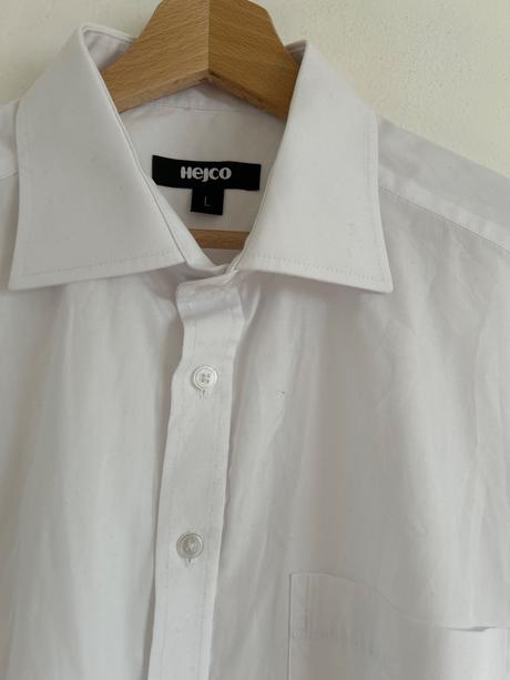 Pánska biela košeľa, l