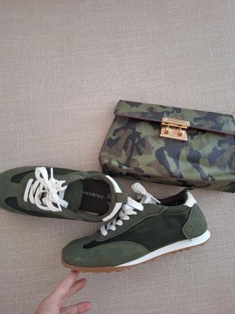 Khaki tenisky, primark,38