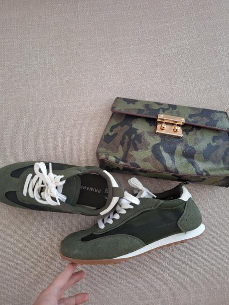 Khaki tenisky, primark,38