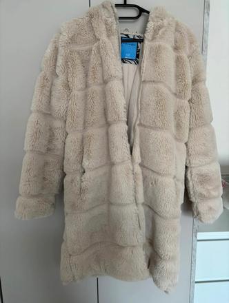 Dámsky kabát (plyšový/kožušinový), new yorker,34