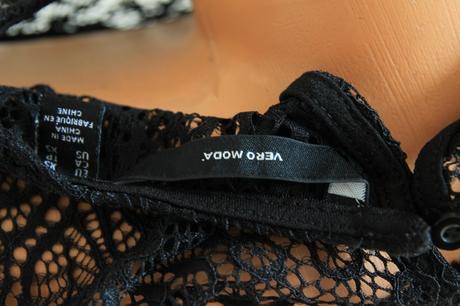 Body top s čipkou, vero moda, xs, vero moda,xs