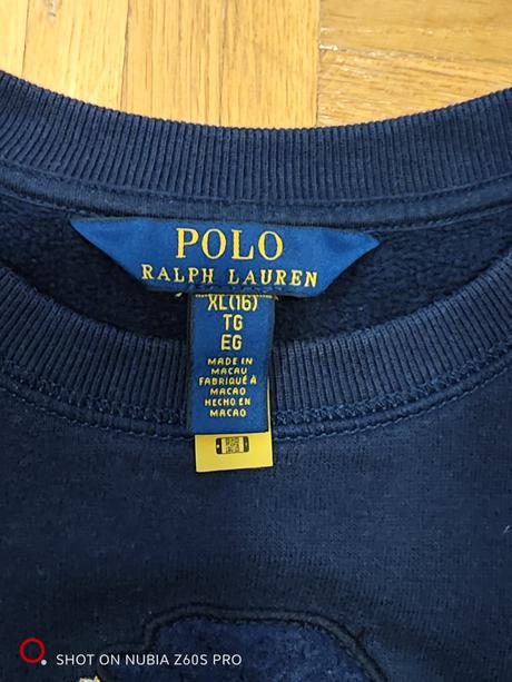 Ralph lauren bear pecková mikina, ralph lauren,xs