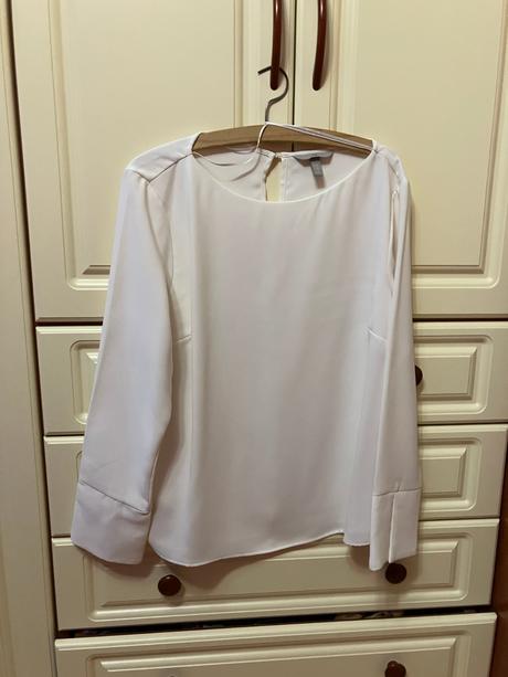 Biela blúzka, h&m,44