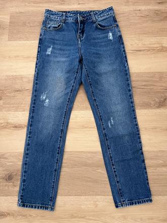 Dámske modré džínsy, s