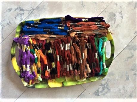 Bavlnky / moulinky na vyšívanie, 