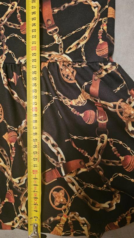 Minišaty s potlačou a volanom, zara,s