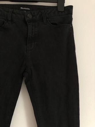 Rifle čierne high waist, 36