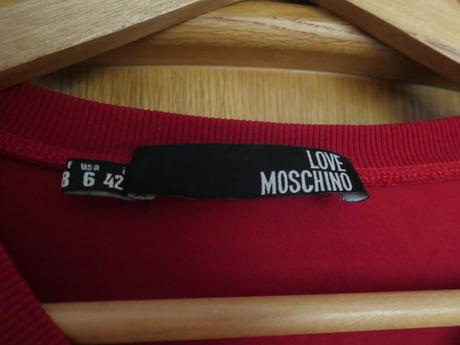 Love moschino original luxusne,jedinecne tricko, moschino,m