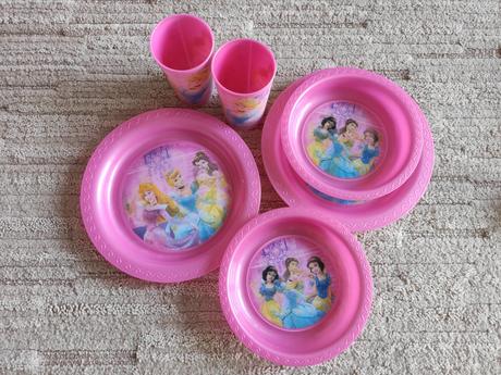 Detská jedálenská súprava disney princezné, 
