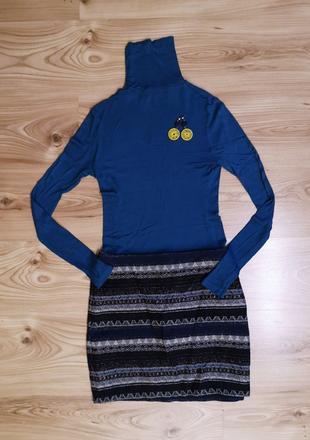 Úpletová minisukňa, m