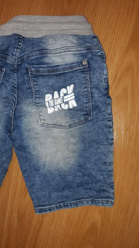 Kraťasy riflové 1x oblečené, dopodopo,146