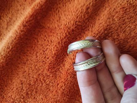 Náušnice polokruhy,