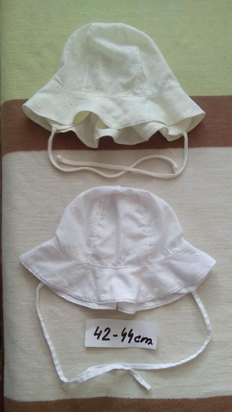 Dievčenské letné klobúčiky zn. euro-term veľ.42, 80