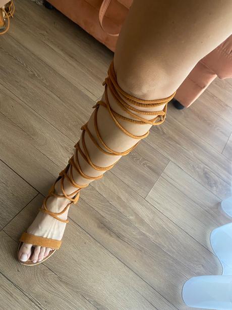 Sandale na viazanie, 36