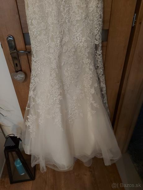 Elegantné svadobné šaty s čipkou zn.morille, s