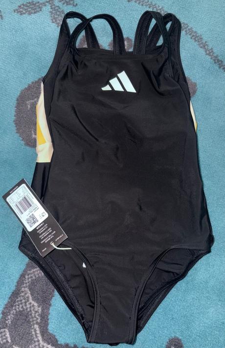 Plavky adidas čiernožlté v.122/128..od 7 rokov, adidas,128