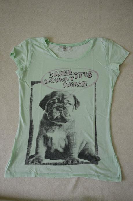 Tričko so psíkom na pondelok, c&a,158