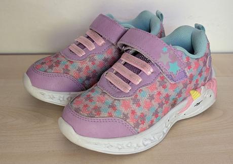 Svietiace tenisky 26 jednorožec, 26