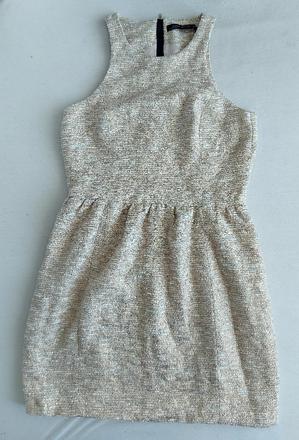 Zlatisté šaty zara, zara,m