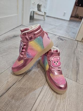Hm svietiace čižmy care bears, h&m,33