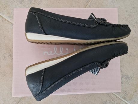 Mokasiny cierne 37, humanic,37