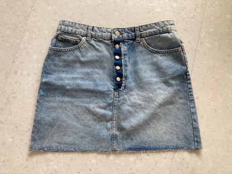 Riflová minisukňa, zara,l