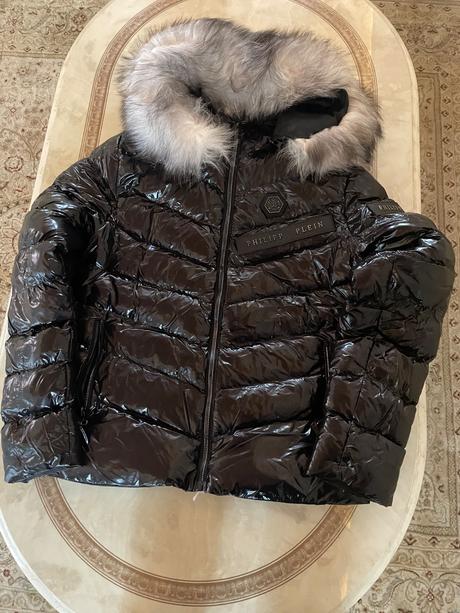 Dámska bunda s kožušinou, m