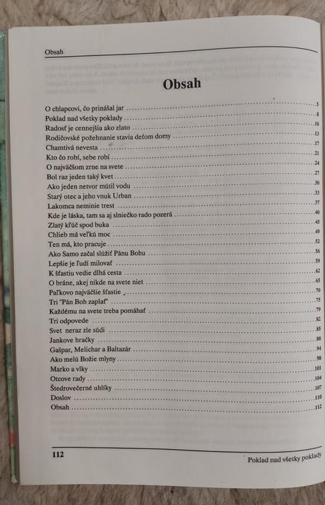 Kniha poklad nad všetky poklady, 