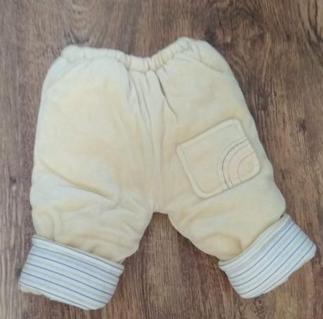 Zateplené teple nohavice, 68