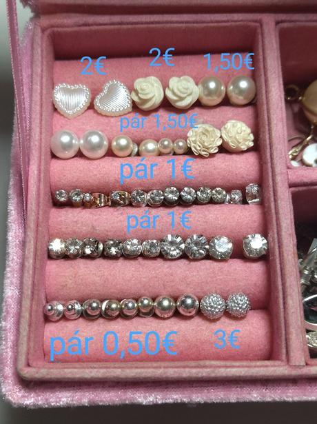 Rôzne náušnice bižutéria, 