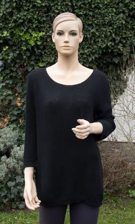 Čierny elegantný pulóver, 40