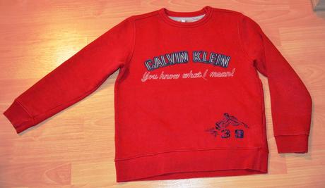 Znackova mikina, calvin klein,128