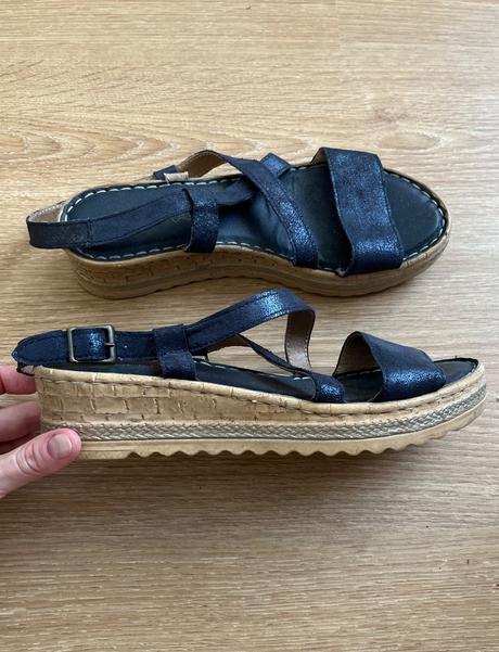 Kožené sandále lasocki, lasocki,40