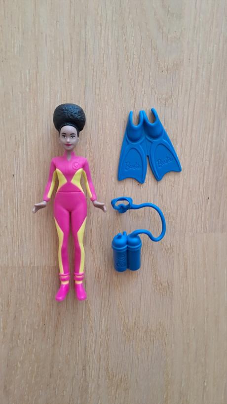 Mini barbie potápačka,