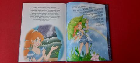 Knizka - rozpravky o vílach ( 30- 23 cm).,