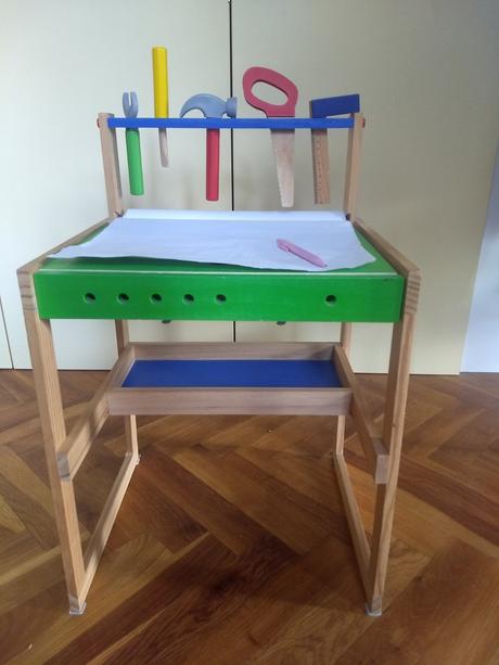 Detska dielnička + stolček, 