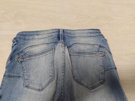 Elastické rifle veľ.34-158-xs, mango,xs