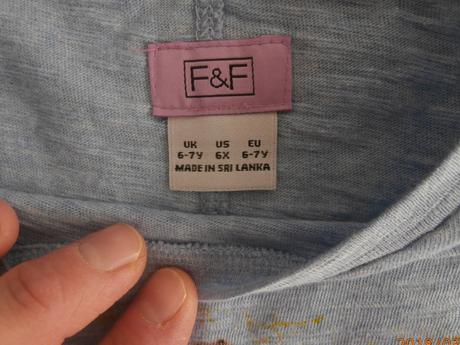 Tričko 6-7 rokov, f&f,122