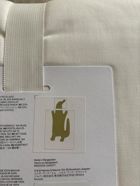 H&m home detská postielna bielizen, šírka (cm): 150,dĺžka (cm): 200