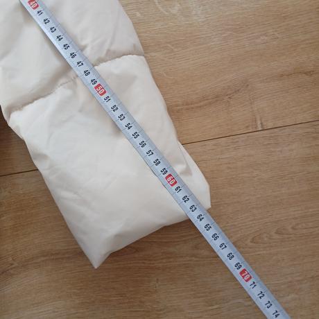 Zimná dlhá páperová bunda s kapucňou, c&a,44