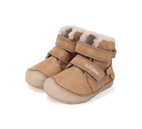 D.d.step - zimná obuv 073 chocolate dievča, d.d.step,20 - 31