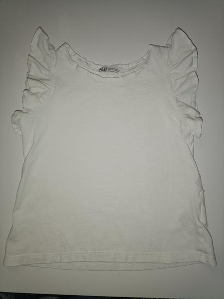 Tričko s volánom, h&m,98