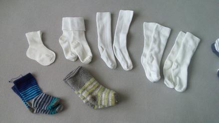 7ks ponozky 9-12mesiacov, f&f,19