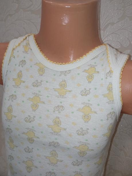 Dievčenské tielko s kačičkami a lienkami, 92