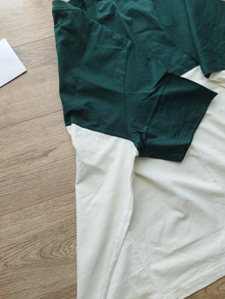 Zeleno biele tričko veľ. xxl, h&m,xxl