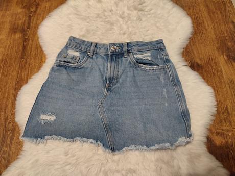 Riflová sukna, sinsay,34