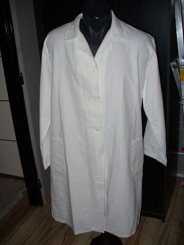 Biely plášť dámsky xl, xl