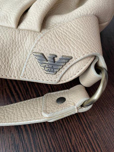 Emporio armani vintage kožená kabelka,